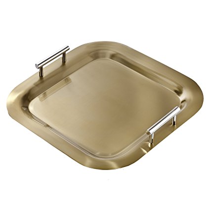 Marquis by Waterford Vim and Vigor Square Tray, Gold