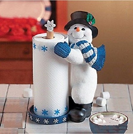 Snowman Towel Holder Christmas Holiday Home Decor