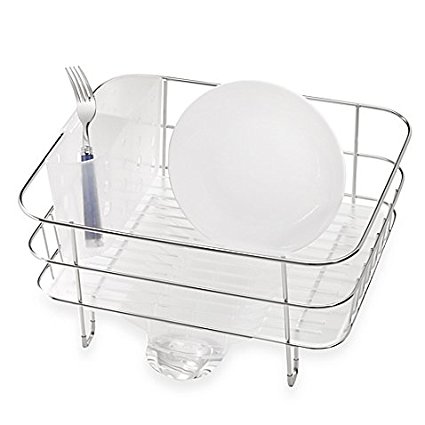 simplehuman® Compact Stainless Steel Dish Rack