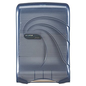 San Jamar T1790TBL Artic Blue Large Capacity Ultrafold Multifold/C-Fold Towel Dispenser