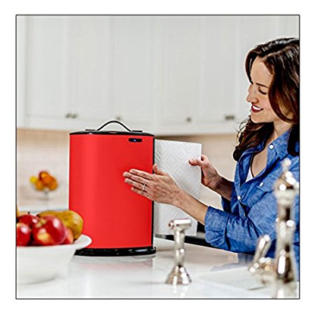 Innovia Hands Free Countertop Automatic Paper Towel Dispenser - Red