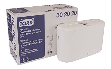 Tork Xpress 302020 Countertop Multifold Hand Towel Dispenser, Plastic, 7.92