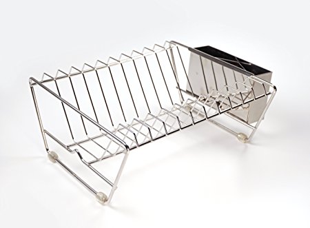 RSVP Endurance Stainless Steel In-Sink Dish Drying Rack