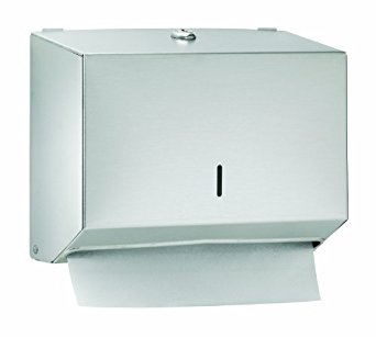 Bradley 252-000000 Stainless Steel Surface Mounted Towel Dispenser, 11