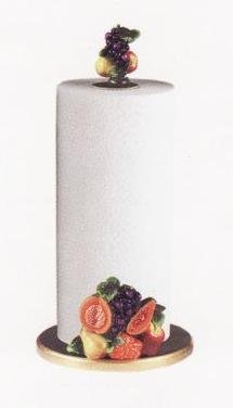 MIXED FRUIT Paper Towel Holder / Stand *NEW*!