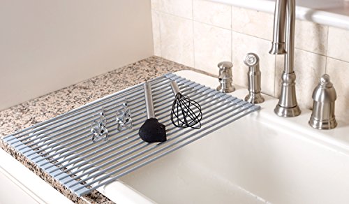 Chef Essential Over the Sink Roll-Up Dish Drying Rack
